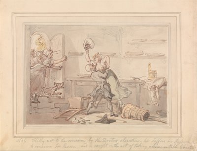 Kitty vencida de Thomas Rowlandson